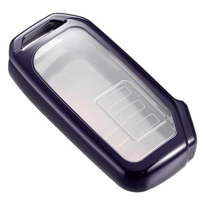 Unifizz Car Key Fob Cover Good TPU Full Protection Key Fob Cover Case Remote Holder Bag Fit for 2022 EV6 Seltos Sorento Soul Sportage Telluride K5 Ceed Purple