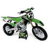Kawasaki KX450SR Dirt Bike Motorcycle #21 Jason Anderson Green and Black Kawasaki Racing Team 1/6 Model by New Ray view 1