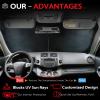 KAYZT Windshield Sun Shade for Ford F150 2021-2025 2026 Super Crew Cab, Super Cab, Regular Cab Foldable Sunshade Front Window Custom Fit Accessories view 3