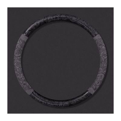 FUERU Car Steering Wheel Cover Set Car Steering Wheel Cover Ultra-Thin Leather Sweat-Absorbing and Breathable Car Interiors (Color : 5#)