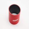 Autobahn88 Automotive Silicone Hose Coupler, Straight Coupler, ID= 2.13" (54mm), Length 3" (76mm), Wall Gauge= 0.16" (4mm), 3-Ply, Red view 1