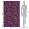 Rwraps Purple Abstract Evil Dragon Gloss Vinyl Film Wrap 59in x 28ft Vinyl Vehicle Car Film Sheet Roll view 3