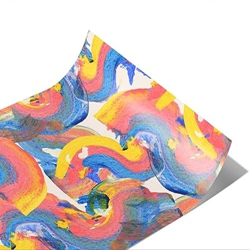 Rwraps Rainbow Abstract Sleepy Dreams Gloss Vinyl Film Wrap 59in x 28ft Vinyl Vehicle Car Film Sheet Roll