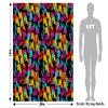 Rwraps Rainbow Abstract Disco Backfire Matte Vinyl Film Wrap 59in x 20ft Vinyl Vehicle Car Film Sheet Roll view 3