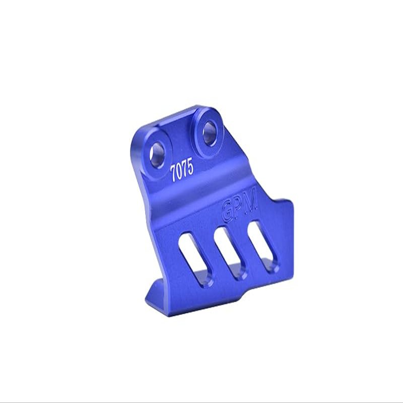 GPM Upgrades Aluminum 7075 Chain Guard Protector for 1/4 Promoto MX Motorcycle RTR FXRLOS06000/1/4 Promoto MX Motorcycle RTR FXRLOS06002 RC Car (Blue)