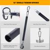 Dazakoot 40 Swivel Pogo Stick with 16" Tender Spring, Pogo Stick for Semi Truck, Air Brake Line & Electric Power Cord Holder Stand, Stick with Clamp, 3 Hole Clamp, Lock Screw view 3