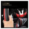 FUERU Car Steering Wheel Cover Set Universal Car Steering Wheel Cover Fiber Leather Stretch Breathable Car Interior Accessories (Color : 1#) view 4