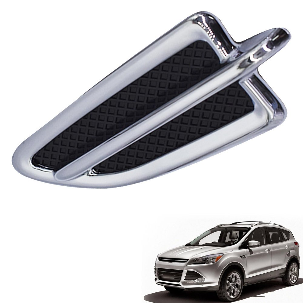 Emblem Chrome Moulding Front Left Side Replacement for 2013 2014 2015 Escape