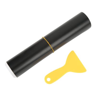 HERCHR Car Windshield Sticker, Car Windscreen Sun Strip Matte Black 130 X 20cm PVC Windshield Sun Protection Sticker Windshield Solar Protection Film for Automobiles Shading Filtration