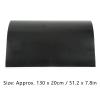 HERCHR Car Windshield Sticker, Car Windscreen Sun Strip Matte Black 130 X 20cm PVC Windshield Sun Protection Sticker Windshield Solar Protection Film for Automobiles Shading Filtration view 2