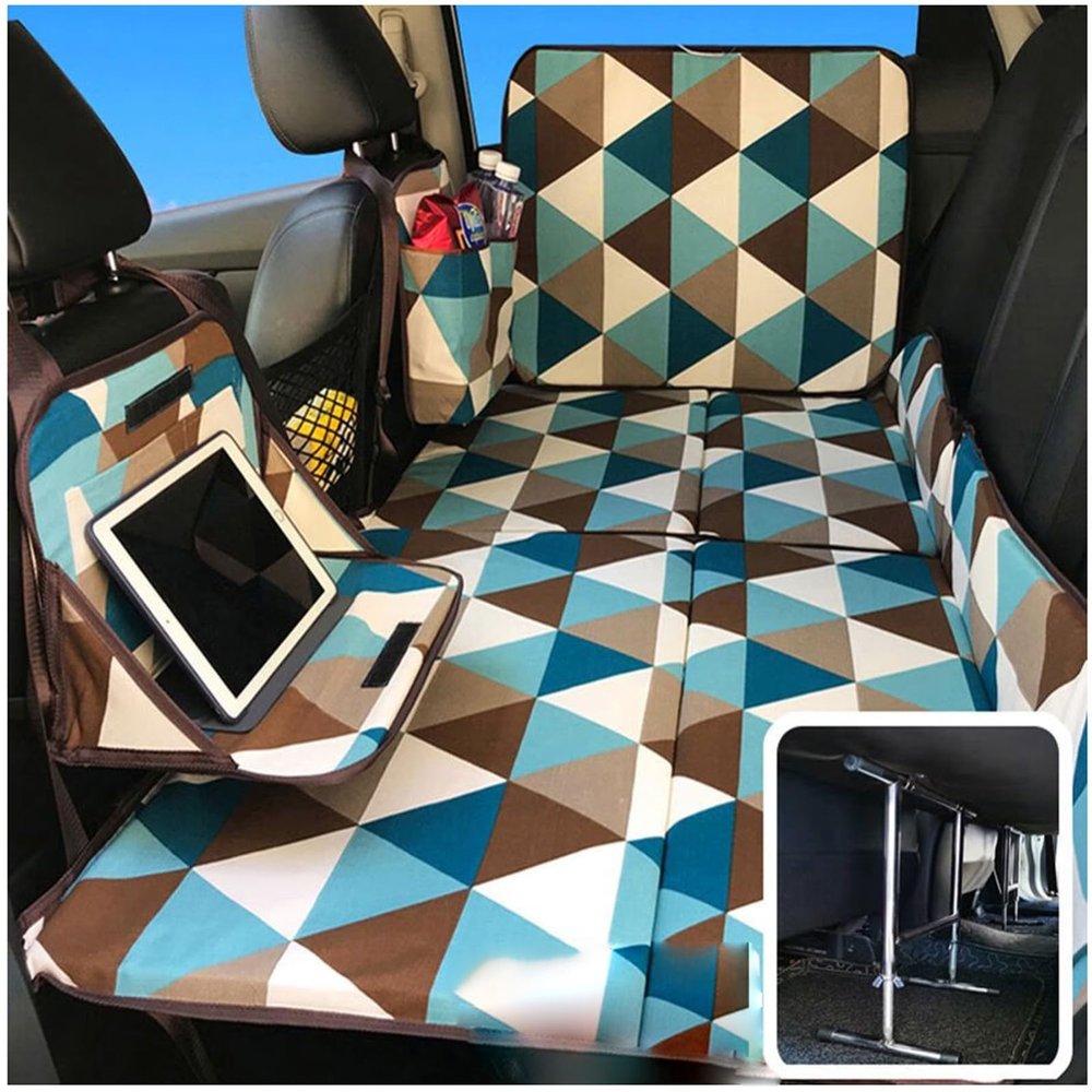 ENDBAG car Mattress Back seat Car Non-Inflatable Bed Trunk car Rear Sleeping pad, Foldable car Mattress for SUV Back seat(Color:11,Size:)
