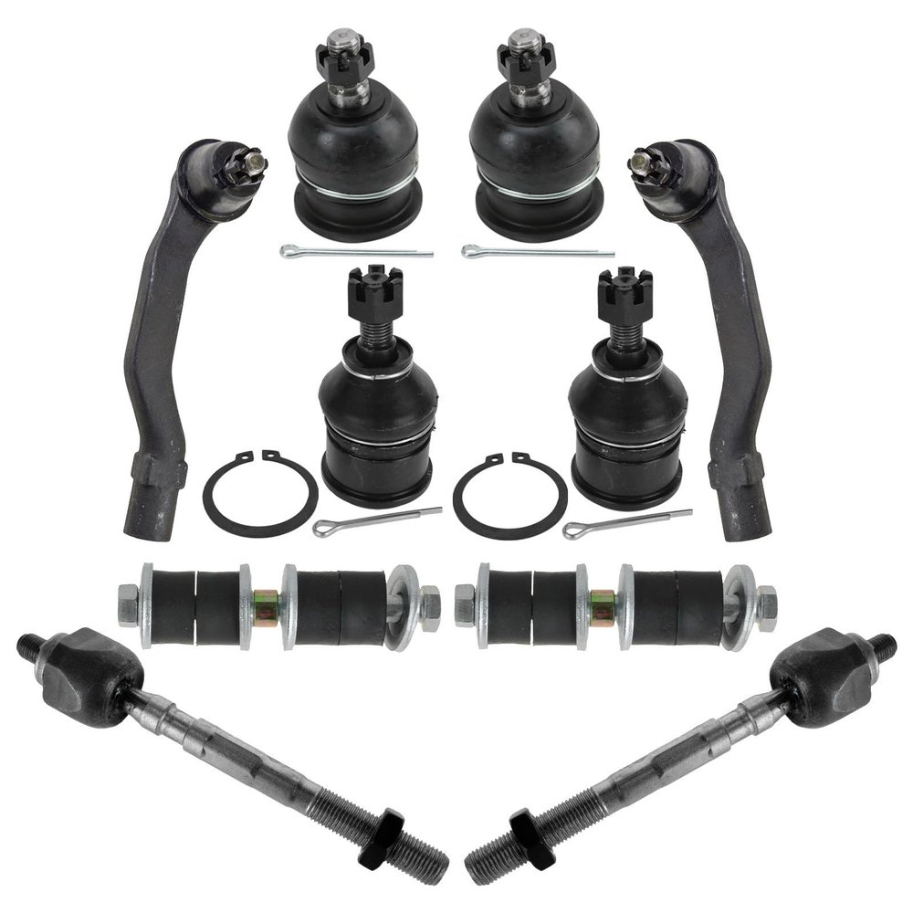 TRQ Front Steering & Suspension Kit Ball Joint Sway Bar Stabilizer Link Tie