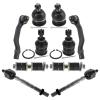 TRQ Front Steering & Suspension Kit Ball Joint Sway Bar Stabilizer Link Tie view 1