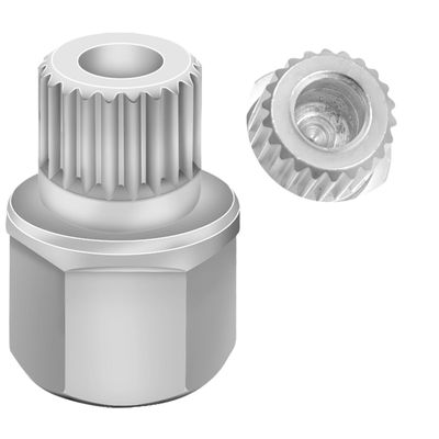 JEUCLEL 38/22PT Wheel Locking Nut Key - Compatible with BMW, Anti-Theft Lug Nut Removal Tool, Socket Adapter