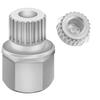 JEUCLEL 38/22PT Wheel Locking Nut Key - Compatible with BMW, Anti-Theft Lug Nut Removal Tool, Socket Adapter view 1
