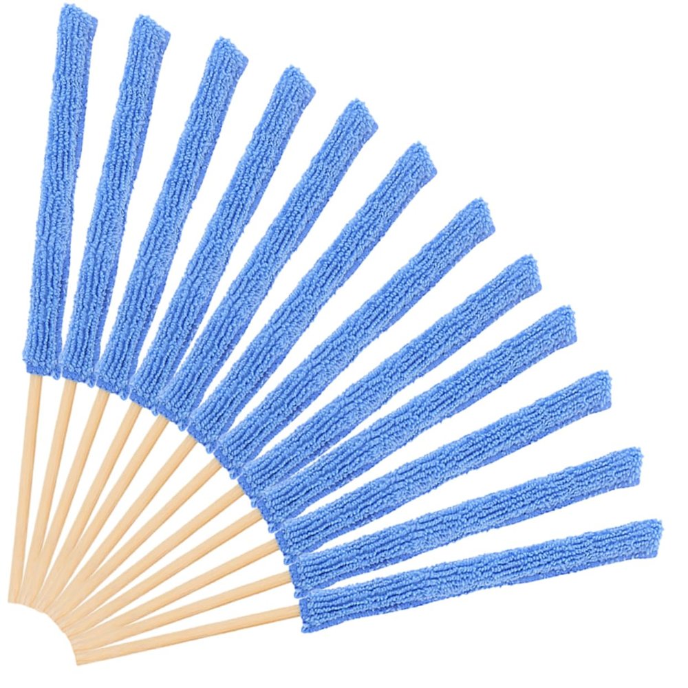 12pcs Cleaning Stick Bottle Long Narrow Neck Bottles Cleaner Mini Duster Bottle Cleaner Cup Cleaners Long Neck Bottle Brush Cleaning Brush Ventilation