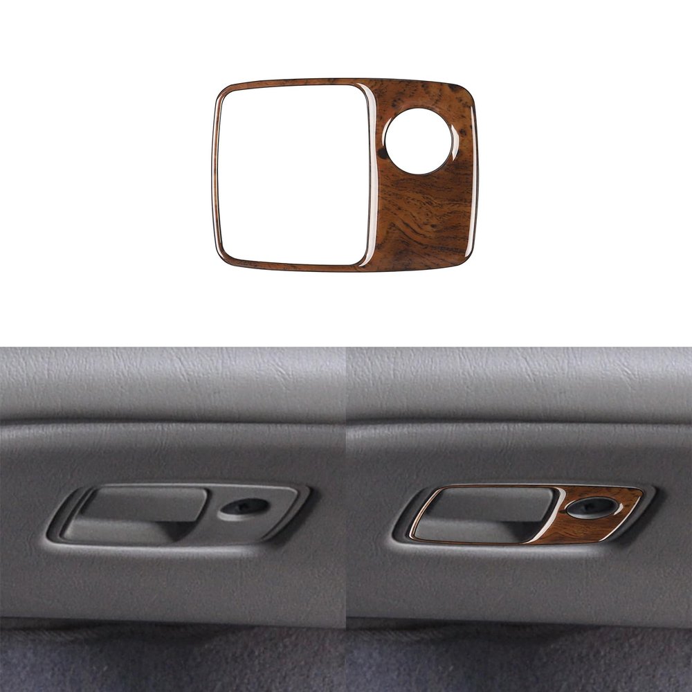 PJFUS Car Co-Pilot Storage Glove Box Switch Panel Bright Wood Grain Sticker Compatible with Chevrolet Impala 2000 2001 2002 2003 2004 Auto Premium Interior Accessories(Wood Grain)