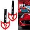 2Pcs JDM TSURIKAWA Devil Broken Heart Red Ring Subway Train Bus Handle Strap view 1