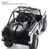 Horoper RC Crawler Winch Strap, Elastic Towing Trailer Rope Strap with Hooks - for 1/10 and 1/8 Scale RC Cars(Black) view 2