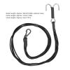 Horoper RC Crawler Winch Strap, Elastic Towing Trailer Rope Strap with Hooks - for 1/10 and 1/8 Scale RC Cars(Black) view 4