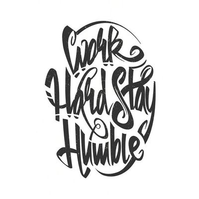 Work Hard Stay Humble - All Weather Decal, Vinyl Sticker, Car, Laptop, Truck, Toolbox, Window, Tumbler, Boat, tag etc (5x5, Red)
