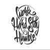 Work Hard Stay Humble - All Weather Decal, Vinyl Sticker, Car, Laptop, Truck, Toolbox, Window, Tumbler, Boat, tag etc (5x5, Red) view 1