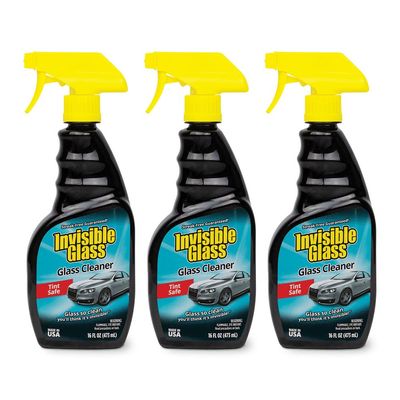 Invisible Glass Auto Glass Cleaner Spray, 16 fl oz, 92163 (Pack of 3)