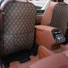Tyenaza Car Backseat Organizer, Seat Back Protectors with Storage Pocket Artificial Leather Dirt Proof Rear Kick Mat Universal Fit for Cars view 2