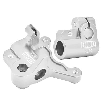 GPM Upgrades Aluminum 7075 Fork Lug Set for 1/4 Promoto MX Motorcycle RTR FXRLOS06000/1/4 Promoto MX Motorcycle RTR FXRLOS06002 RC Car (Silver)