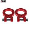 AMK Aluminum SCX10 Bumper D-Ring Winch Tow Hook Drop Hitch 1/10 RC Crawler Accessories TRX4 Upgrades for TRX6 Wrangler Gladiator Element Enduro TF2 Gen7 Gen8 (Red) view 4