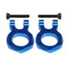 AMK Aluminum SCX10 Bumper D-Ring Winch Tow Hook Drop Hitch 1/10 RC Crawler Accessories TRX4 Upgrades for TRX6 Wrangler Gladiator Element Enduro TF2 Gen7 Gen8 (Dark Blue) view 1