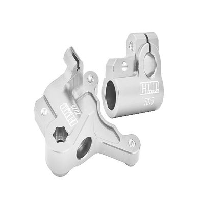 Aluminum 7075 Fork Lug Set for LOSI 1:4 Promoto-MX Motorcycle Dirt Bike RTR FXR LOS06000 LOS06002 Upgrade Parts - Silver