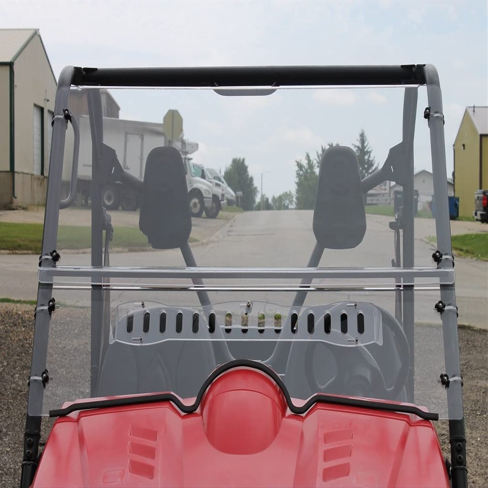 COMPATIBLE WITH YAMAHA RHINO 450/660/700 2005-2013 MAX-FLO VENTED WINDSHIELD