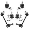 BOXI (Set of 6) Front Upper Lower Ball Joints + Sway Bar End Links fit for Lexus GX470 2003-2009 / for Toyota 4Runner 2003-2017 / for Toyota FJ Cruiser 2007-2014 / K90677 K90683 K500017 K500018 view 1