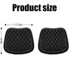 BESULEN Car Seat Covers, 2 Pack Breathable Anti-Slip Bottom Seat Cushion Mat Pad, Universal Four Seasons, Car Front Driver Bottom Seat Protector Covers, Fit for Truck SUV More Vehicles (Black) view 2