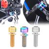 HUIOP Ti Bolts, 4PCS M618/20mm Titanium Ti Bolts Screws for Disc Brake Caliper with Adaptor Spacer view 4