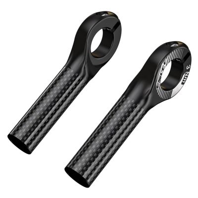 HUIOP Handlebar Ends, Carbon Fiber Handlebar Ends Mountain Bike Handlebar Grip Bike Vice Handlebar