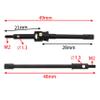 MEUS Racing Universal Joint Drive Shaft Cross Knot CVD Drive Kit for SCX24 Stock Axles C10 Jeep Upgrades Parts view 3