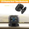 Unifizz Universal Black Tire Pressure Monitoring System TPMS USB Charger Monitor 5 Alarm Modes LCD Color Display with 4 External Sensors Temperature Pressure view 3