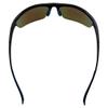 Optic Edge Shakedown Wraparound Sports & Motorcycle Sunglasses for Men or Women Black Semi-Rimless Frame w/Dielectric Blue Mirror Lens view 4