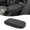 KBH Center Console Armrest Cover for 2018-2024 Chevy Equinox, GMC Terrain, Vinyl Leather Interior Accessories, Middle Console Lid Protector, Arm Rest Cushion Pad, Anti-Scratch, Black view 1