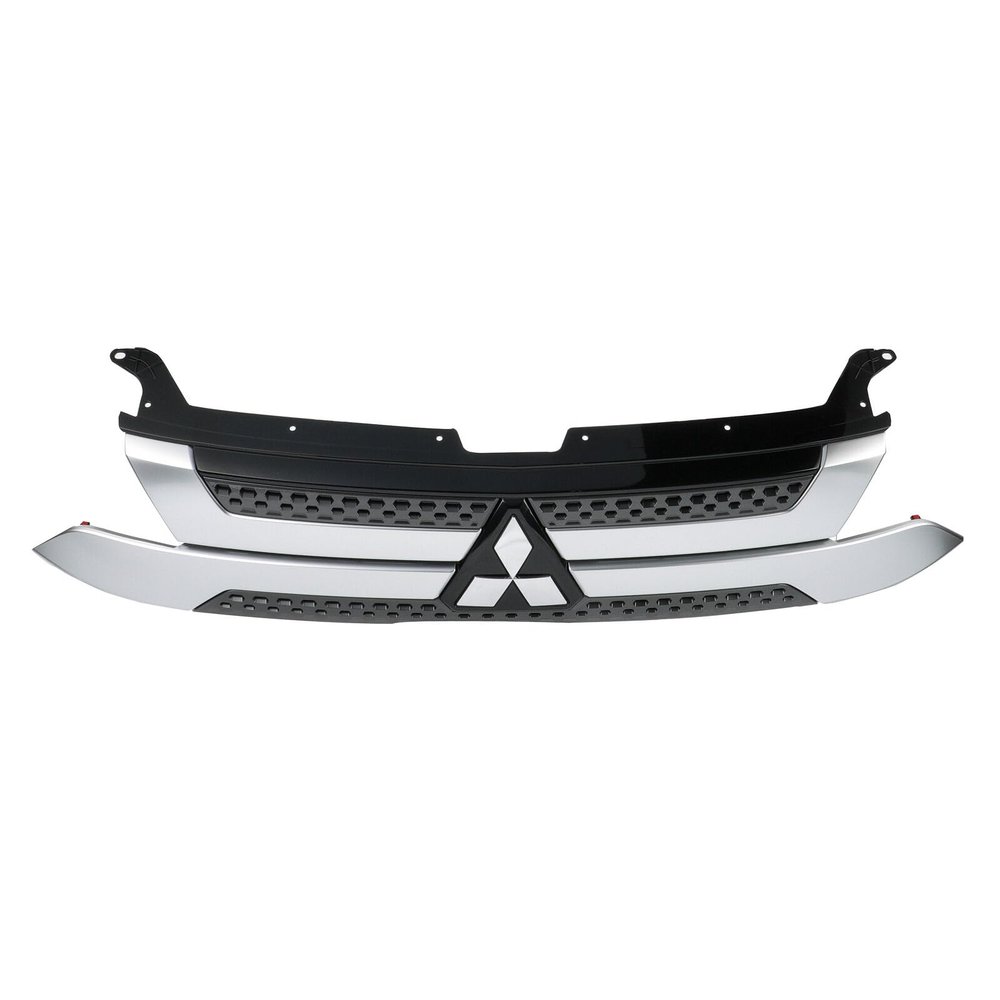 OEM 2019-20 Compatible with Mitsubishi Outlander Front Grille Assembly Compatible with Chrome w/Emblem 7450B298