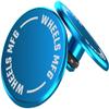 Wheels Manufacturing Wheels Manufacturing Standard Thru Axle Cap Set - Teal view 1