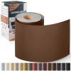 Leather Repair Kit for Furniture 4"x 63" Leather Tape Repair Patch Self Adhesive Sofa Vinyl Repair Patch Kit for Car Seat,Couch,Boat Seat,Chair - Caramel Brown view 1