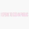 Magnet Chance The Rapper - I Speak to God in Public Viny Magnetic Bumper Sticker 5" view 1