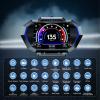 wiiyii obd2 gauge display, head up display for car, Digital Speedometer, Tachometer, Water Temperature Gauge, Multi-Data Smart Gauge, Trip Computer Fuel Pressure Tester for All cars view 3