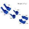 GoolRC Steering Knuckle Metal Front Steering Knuckles C Hub Carrier Rear Axle Lock Out Set Replacement for Trax4 Slash 2WD VXL Remote Control Car Upgrade Parts Steering Knuckle Set view 2