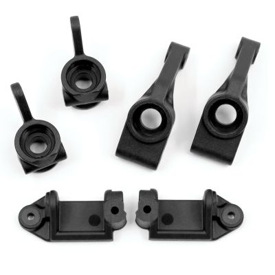 GoolRC Steering Knuckle Metal Front Steering Knuckles C Hub Carrier Rear Axle Lock Out Set Replacement for Trax4 Slash 2WD VXL Remote Control Car Upgrade Parts Steering Knuckle Set