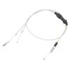 Motorcycle Dual Throttle Cable, ABS Metal Engine Throttle, Better Performance High Strength for CG150CC 200CC 250CC Engine view 1