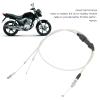 Motorcycle Dual Throttle Cable, ABS Metal Engine Throttle, Better Performance High Strength for CG150CC 200CC 250CC Engine view 2